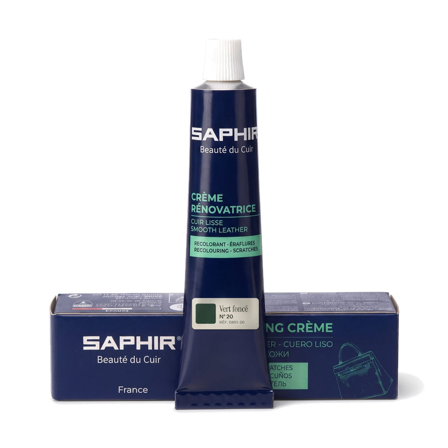 Crème Rénovatrice Saphir Vert foncé, tube de 25 ml