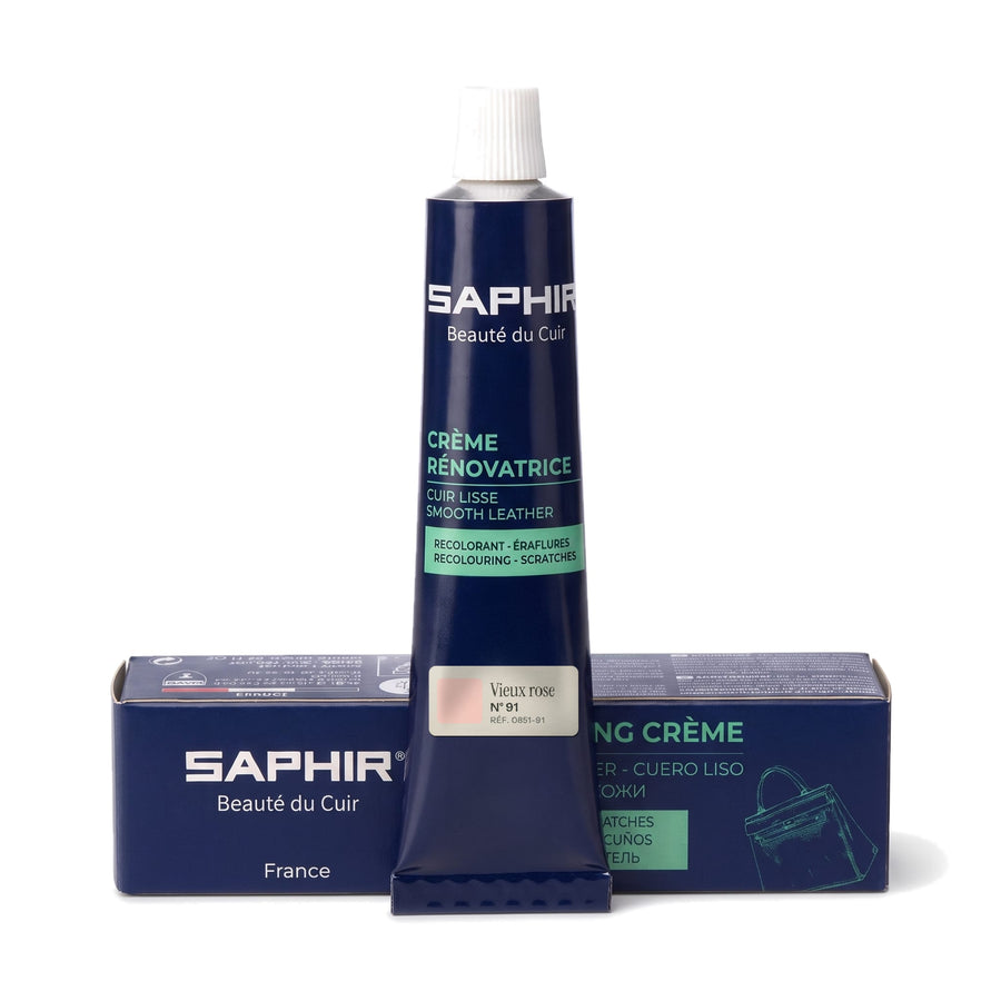 Crème Rénovatrice Saphir Vieux rose, tube de 25 ml
