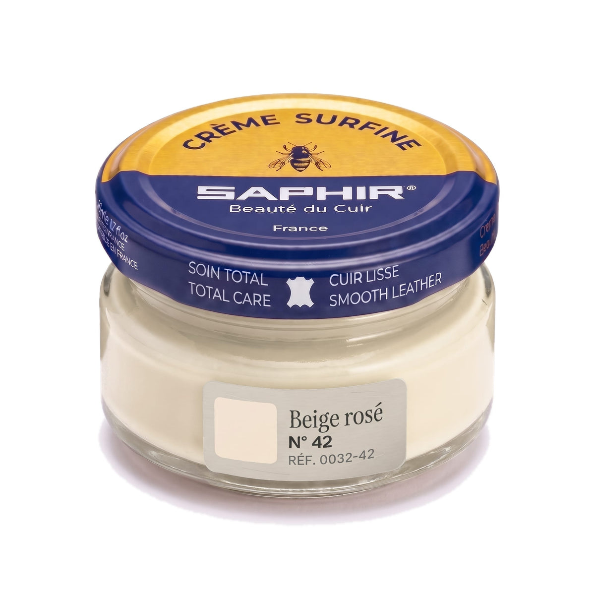 Crème Surfine Saphir Beige rosé, pot en verre de 50 ml