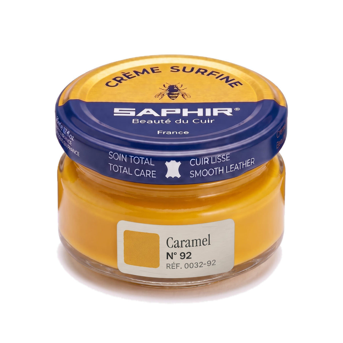 Crème Surfine Saphir Caramel, pot en verre de 50 ml