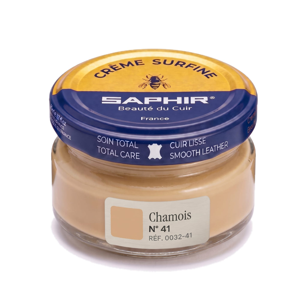 Crème Surfine Saphir Chamois, pot en verre de 50 ml