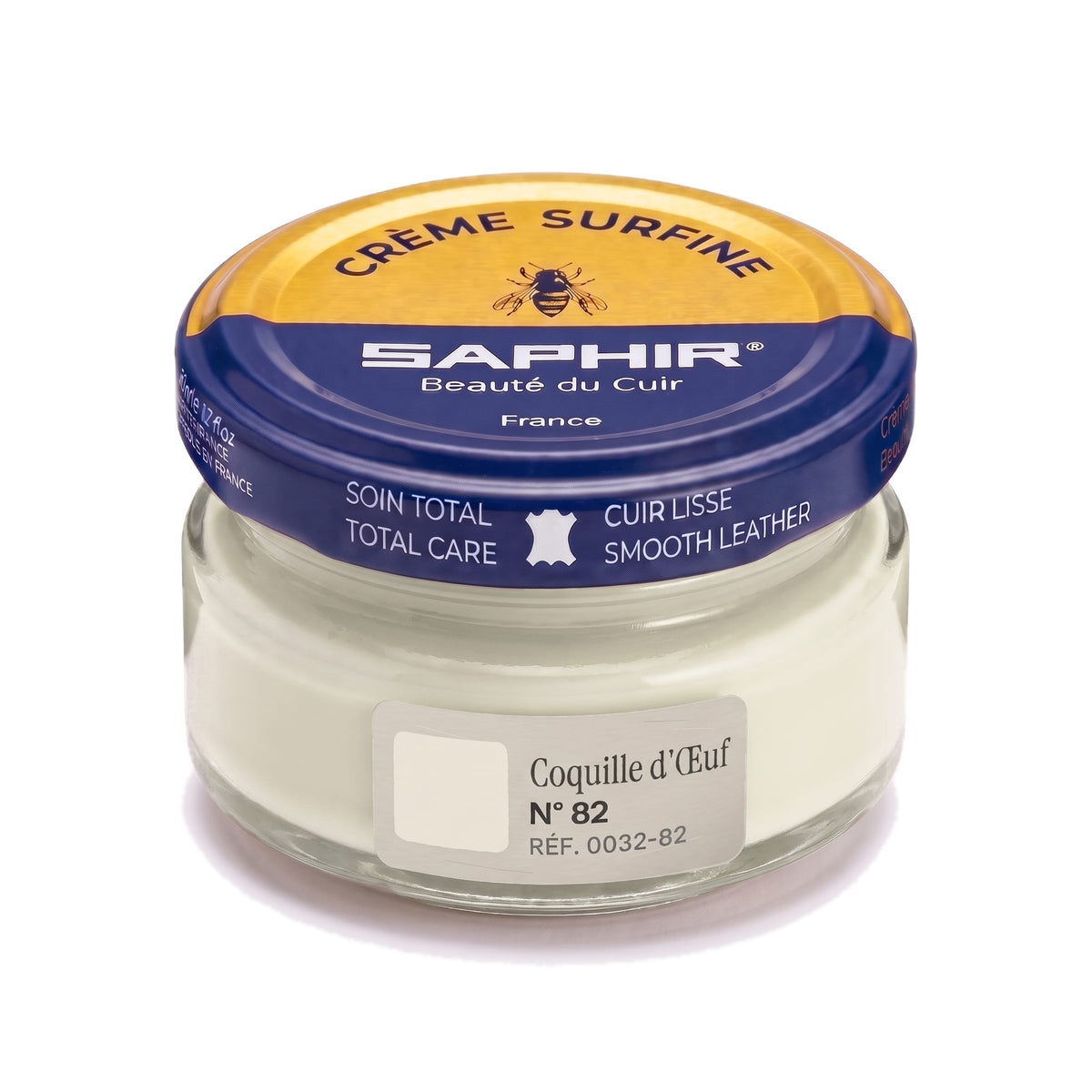 Crème Surfine Saphir Coquille d'Œuf, pot en verre de 50 ml