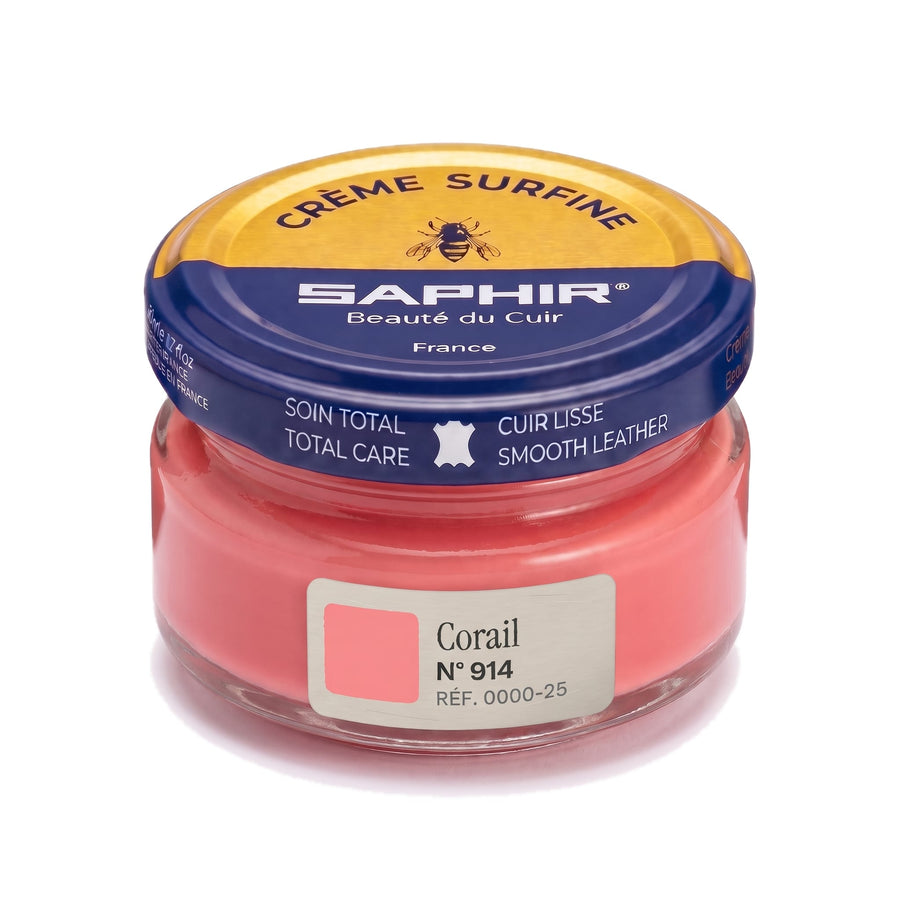 Crème Surfine Saphir Corail, pot en verre de 50 ml