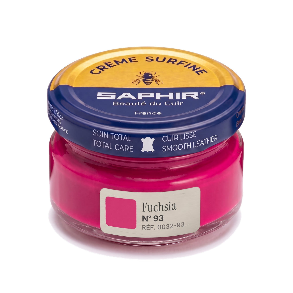 Crème Surfine Saphir Fuchsia, pot en verre de 50 ml