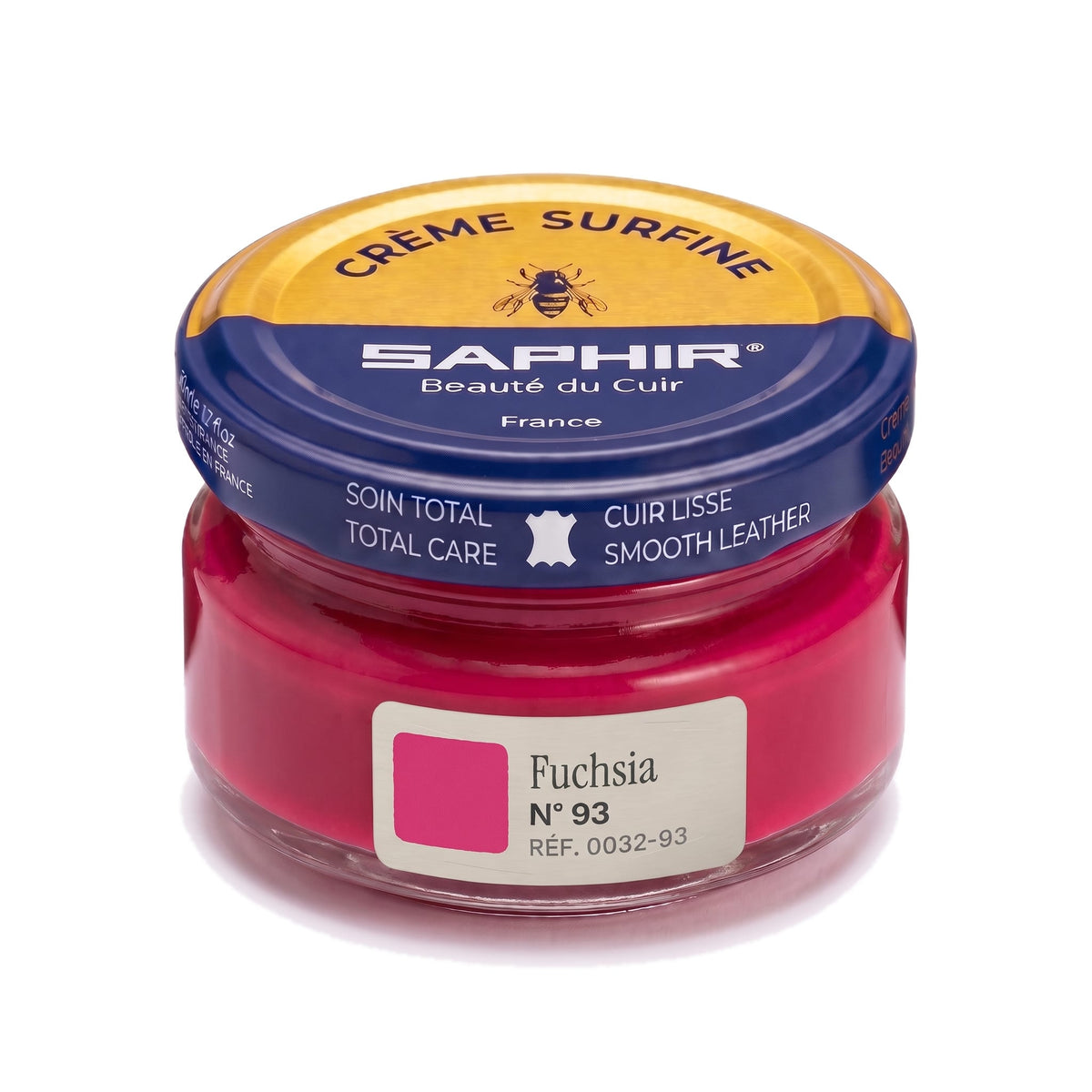 Crème Surfine Saphir Fuchsia, pot en verre de 50 ml