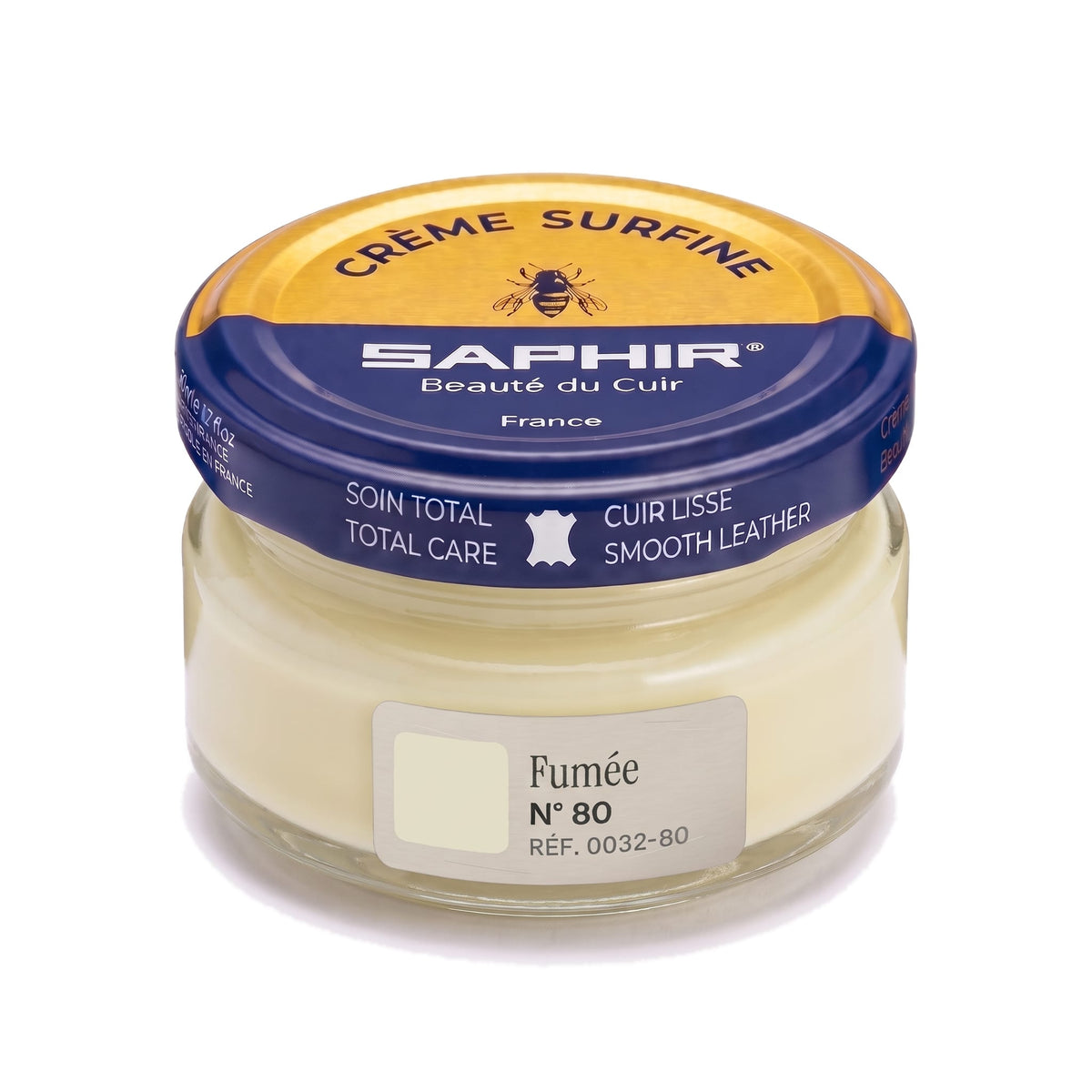Crème Surfine Saphir Fumée, pot en verre de 50 ml