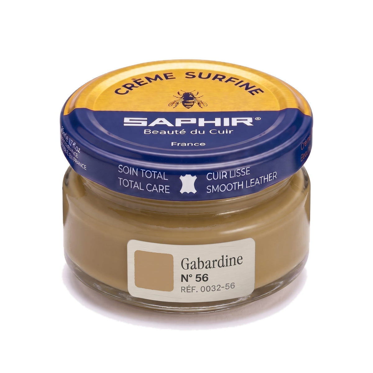 Crème Surfine Saphir Gabardine, pot en verre de 50 ml