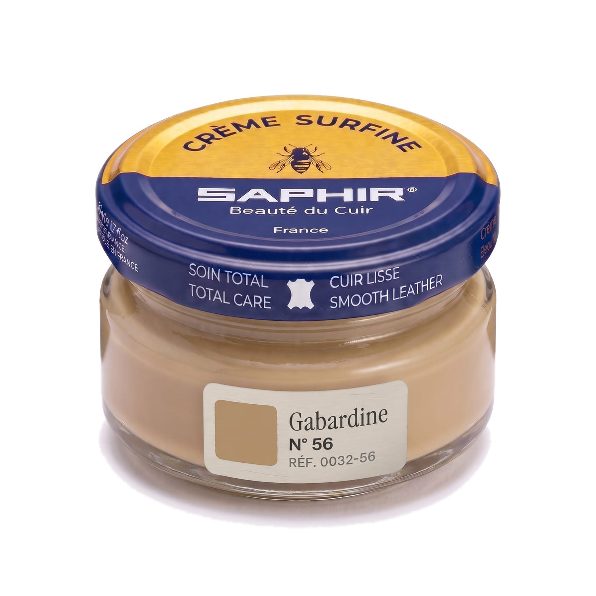 Crème Surfine Saphir Gabardine, pot en verre de 50 ml