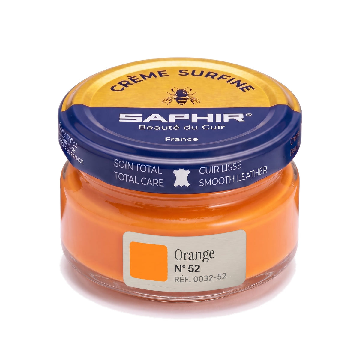 Crème Surfine Saphir Orange, pot en verre de 50 ml
