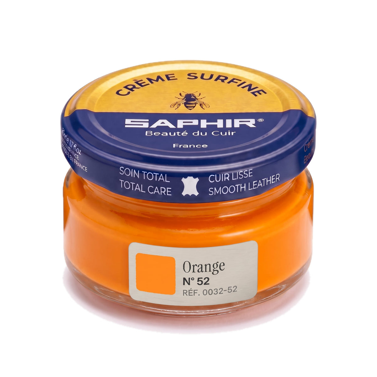 Crème Surfine Saphir Orange, pot en verre de 50 ml