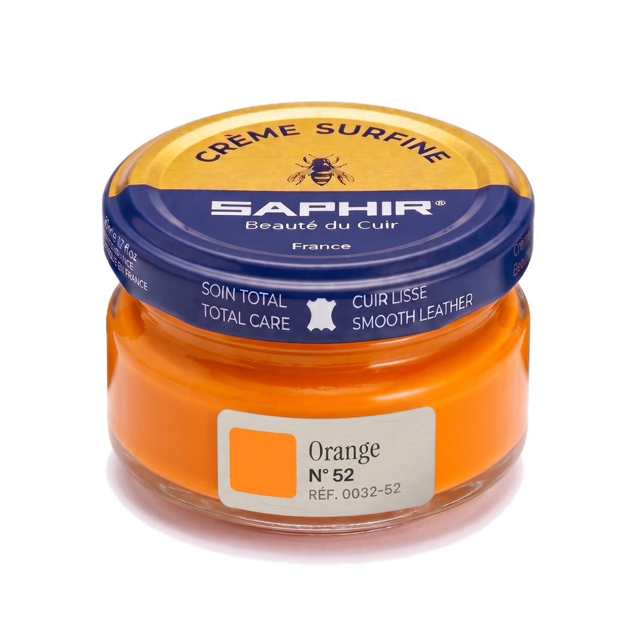 Crème Surfine Saphir Orange, pot en verre de 50 ml