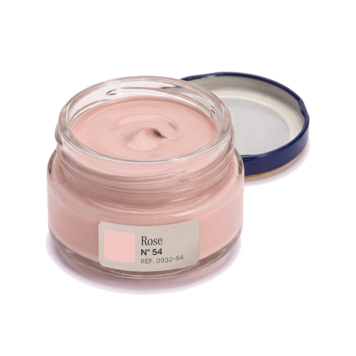 Crème Surfine Saphir Rose, pot ouvert, crème visible