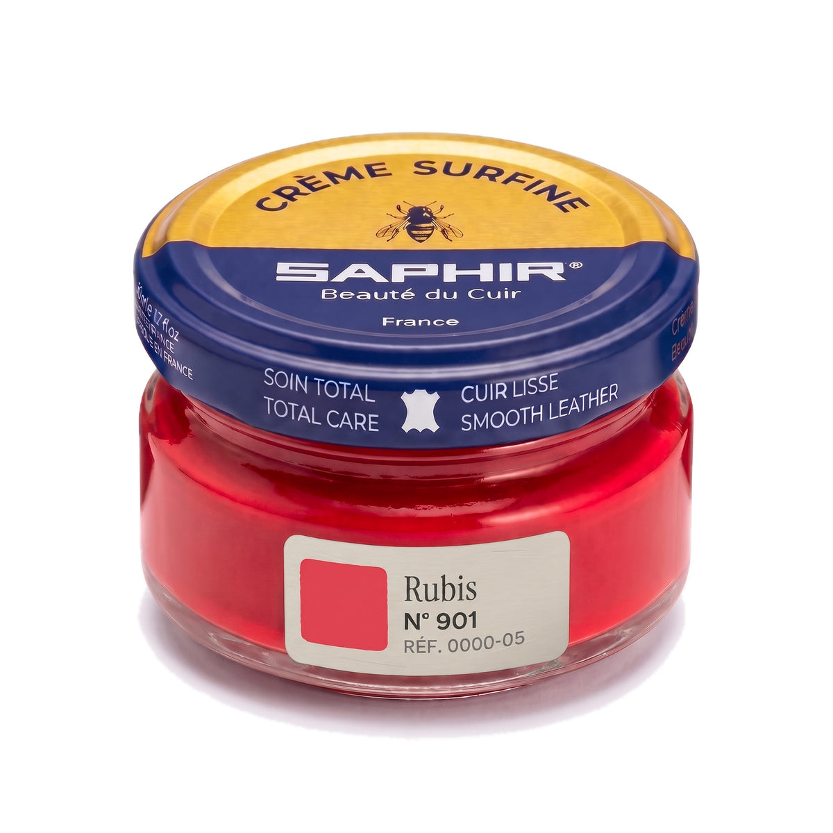 Crème Surfine Saphir Rubis, pot en verre de 50 ml