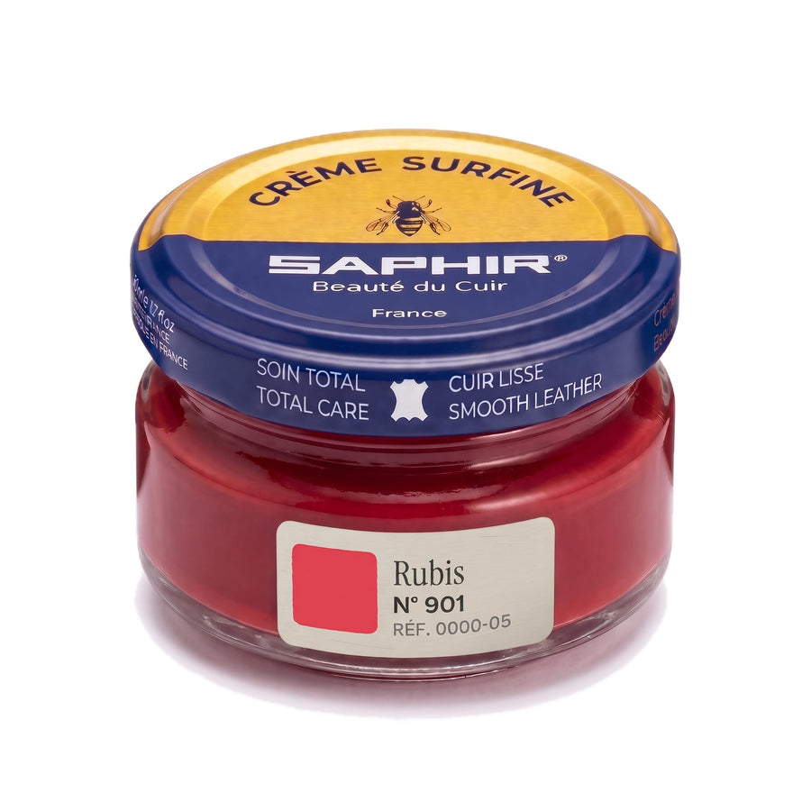 Crème Surfine Saphir Rubis, pot en verre de 50 ml