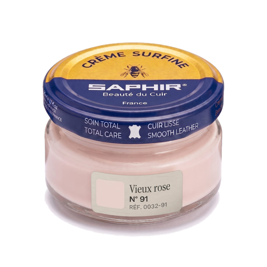 Crème Surfine Saphir Vieux rose, pot en verre de 50 ml