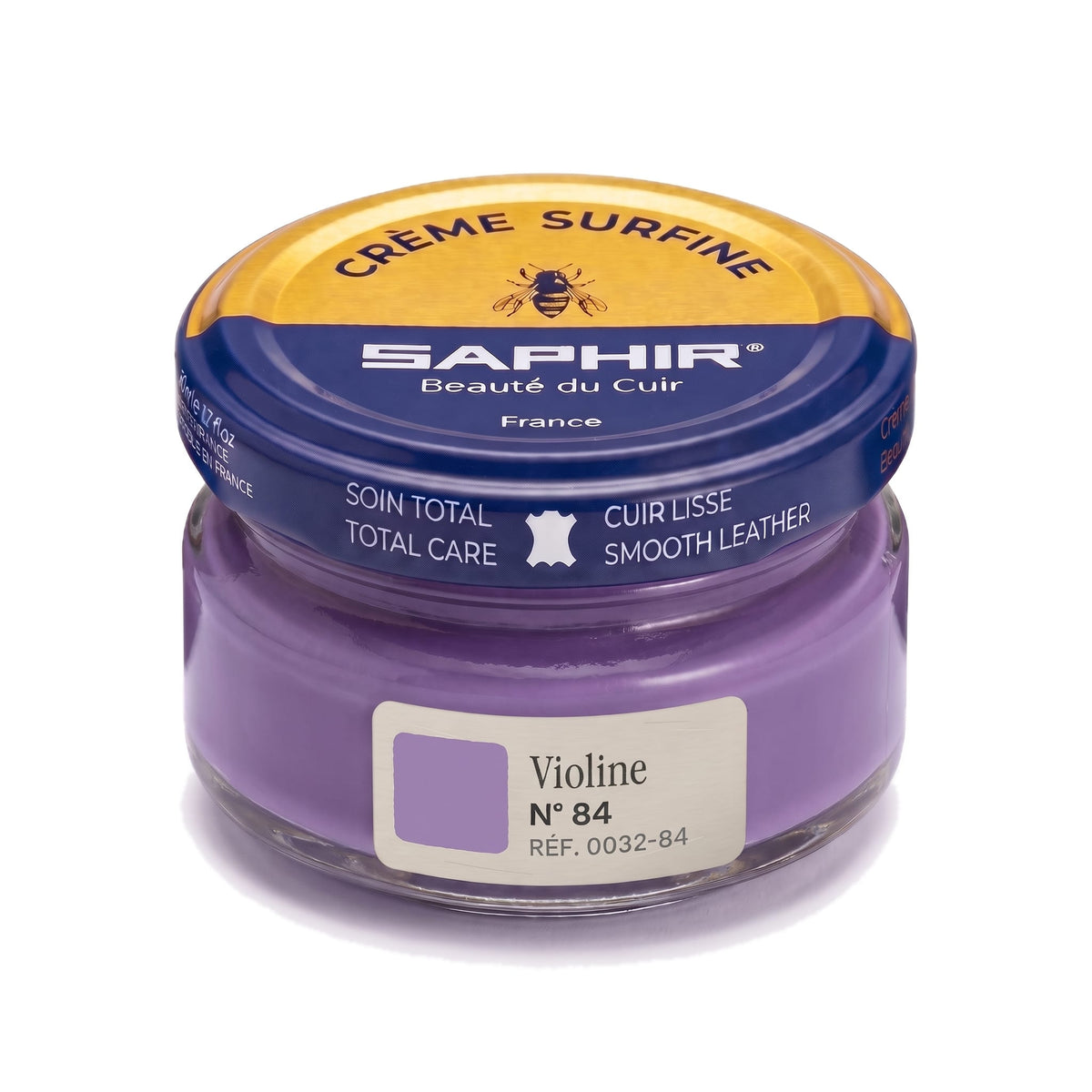 Crème Surfine Saphir Violine, pot en verre de 50 ml