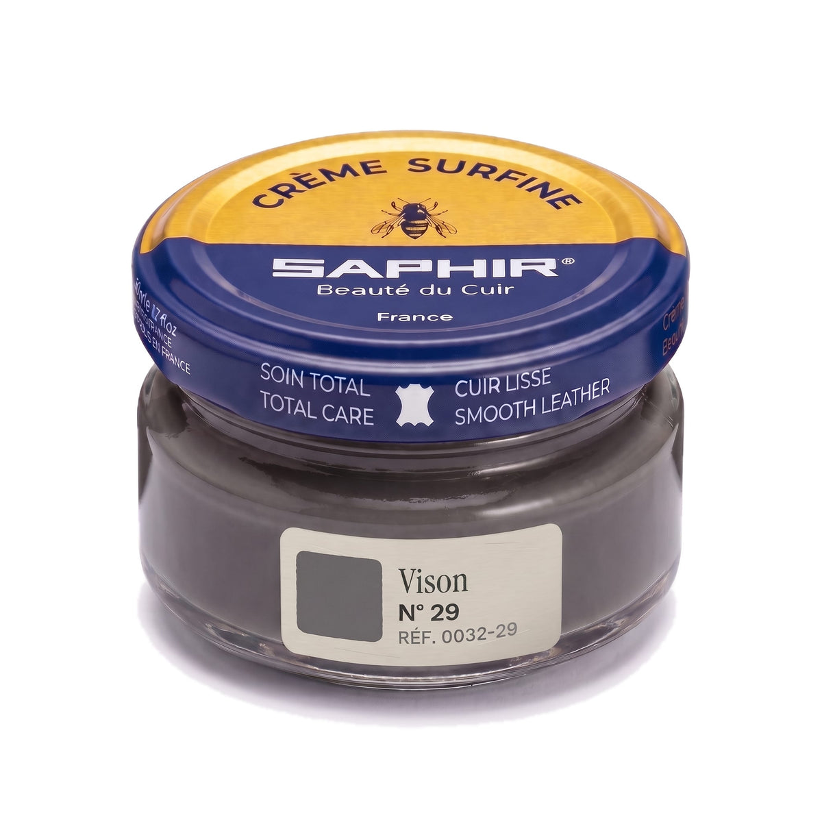 Crème Surfine Saphir Vison, pot en verre de 50 ml