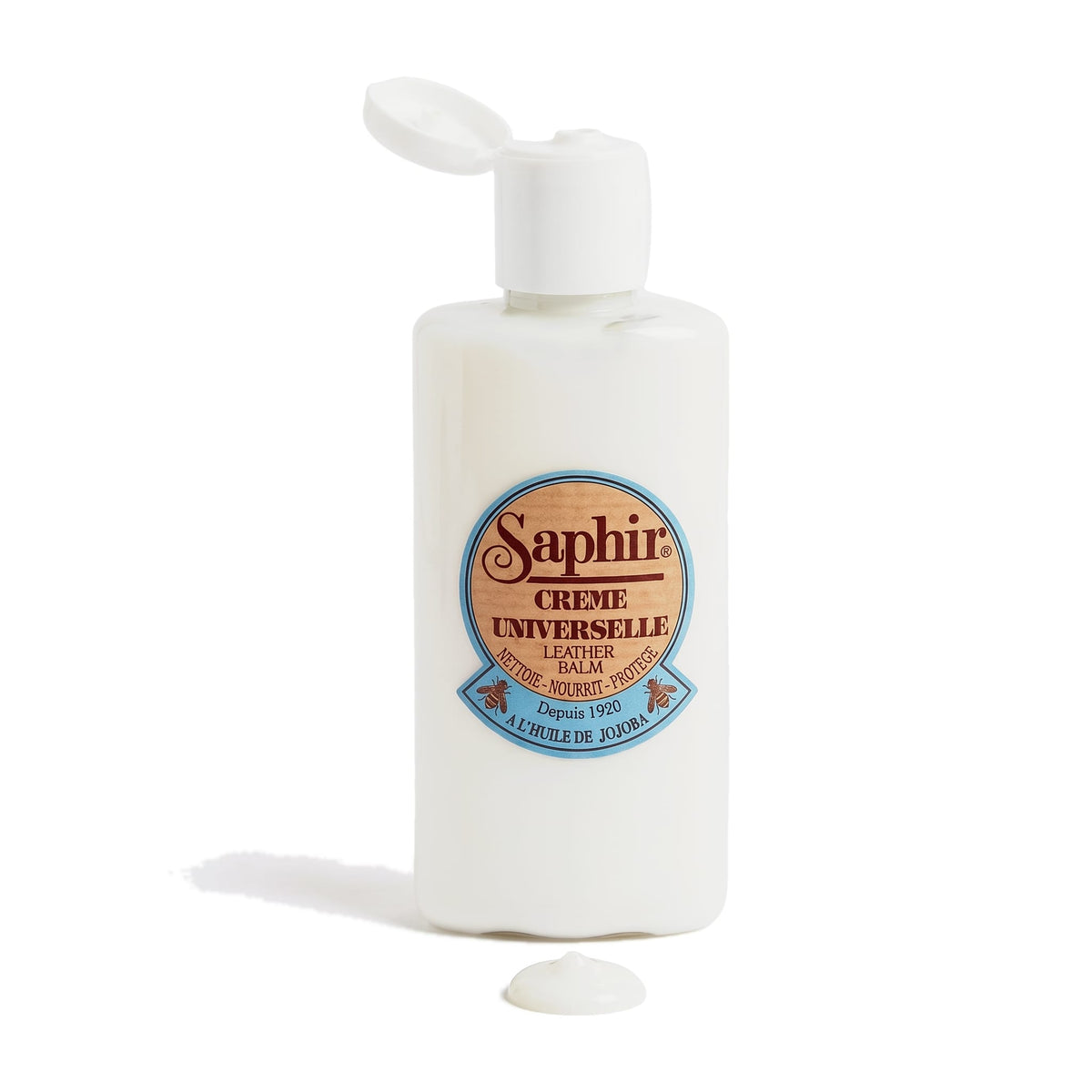 Crème Universelle Saphir, flacon ouvert