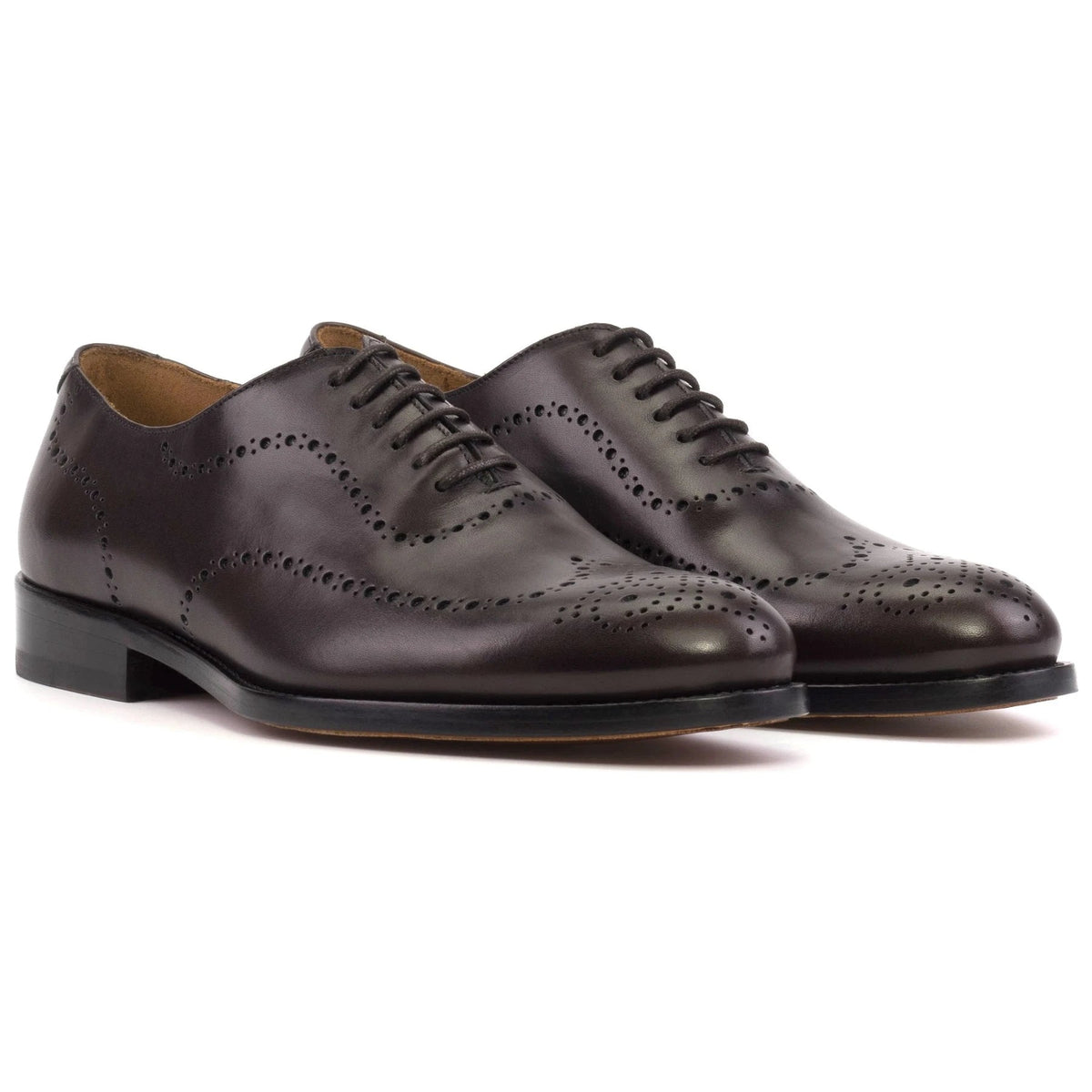 Crown - One Cut Cuir Marron Foncé