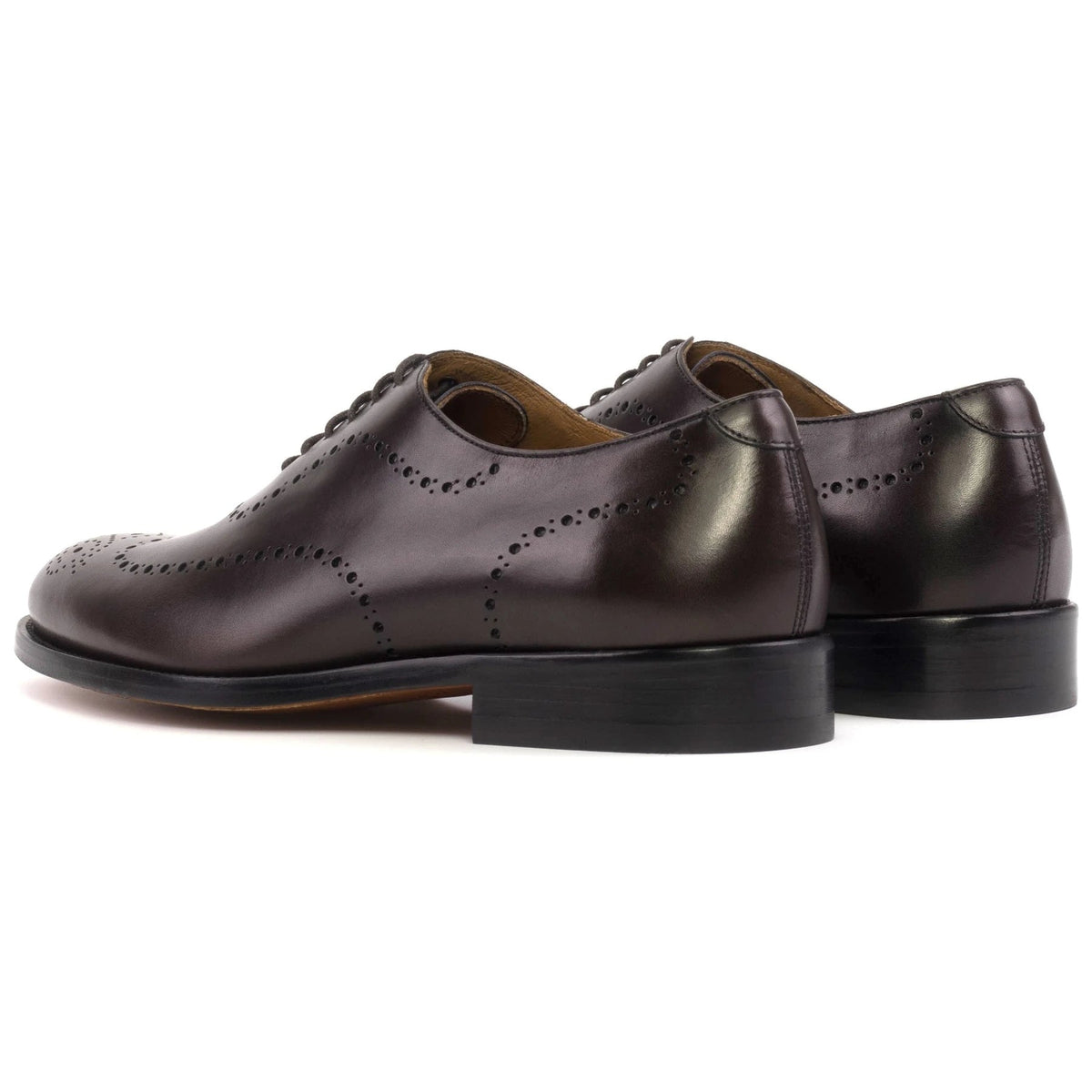 Crown - One Cut Cuir Marron Foncé – vue 3