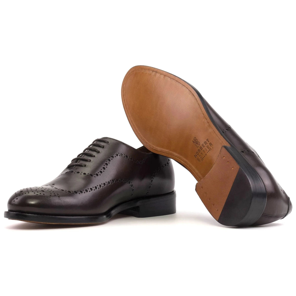 Crown - One Cut Cuir Marron Foncé – vue 2