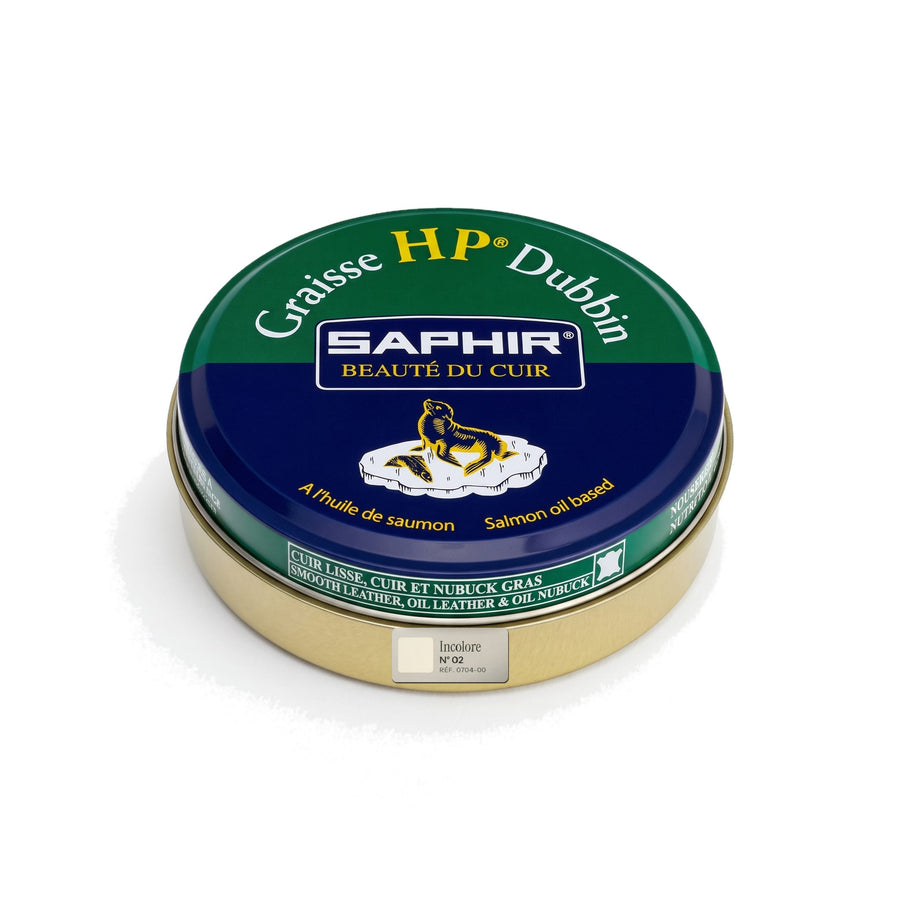 Graisse HP Dubbin Saphir Incolore, boîte métal de 100 ml