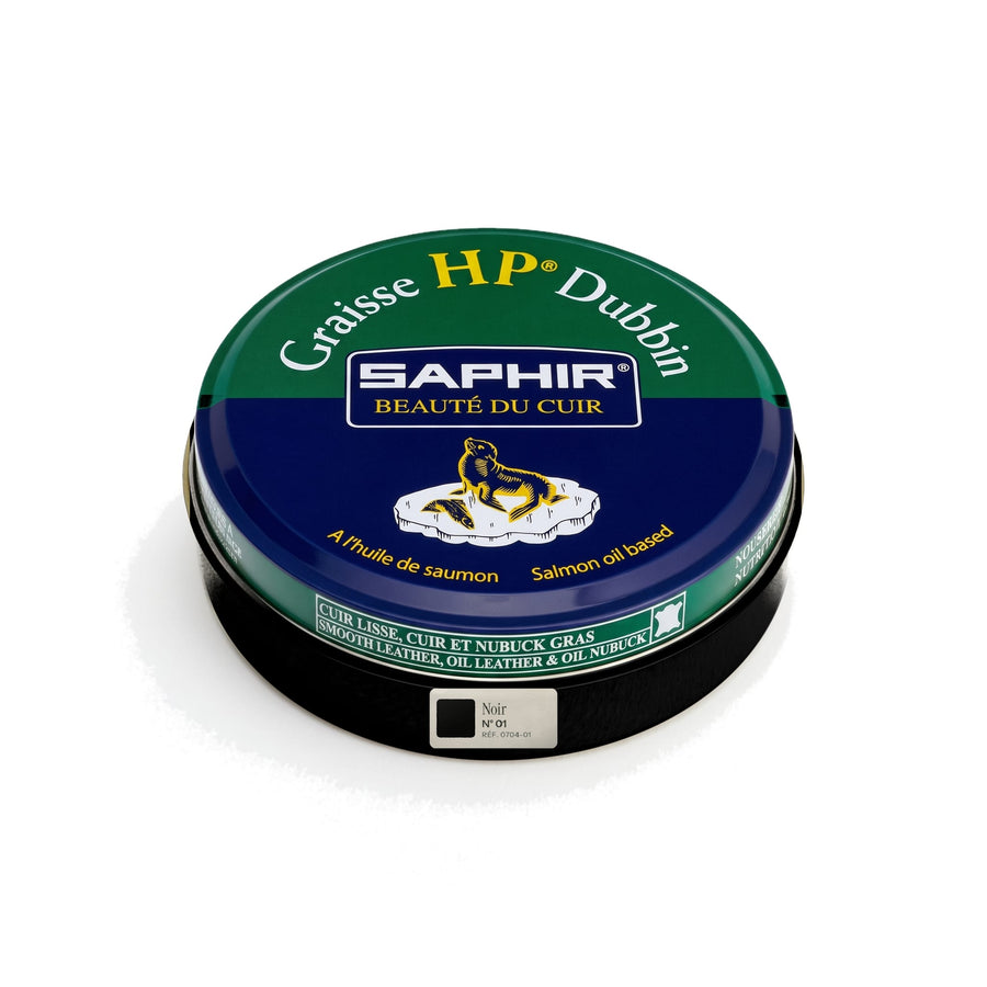 Graisse HP Dubbin Saphir Noir, boîte métal de 100 ml
