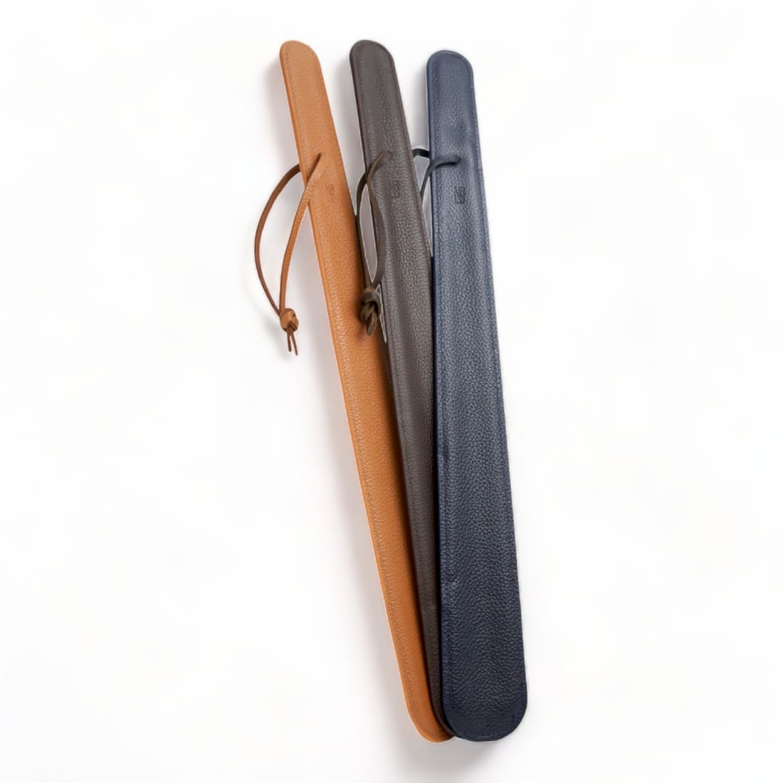 Grand chausse-pied en cuir grainé Gold – vue 3