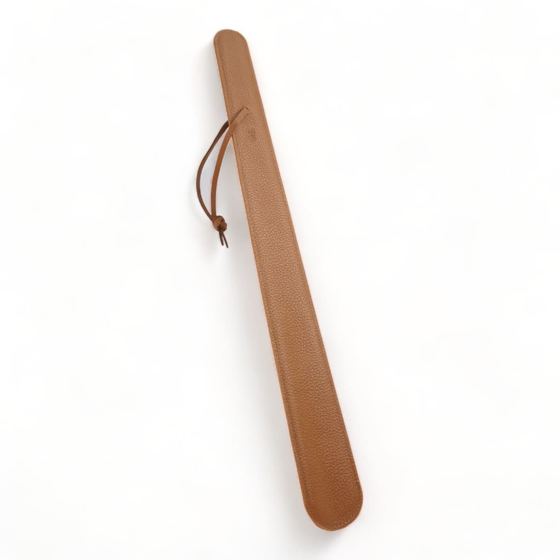 Grand chausse-pied en cuir grainé Gold