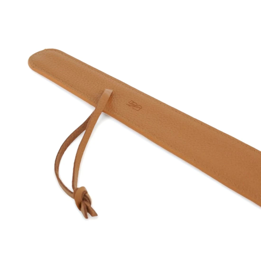 Grand chausse-pied en cuir grainé Gold – vue 2