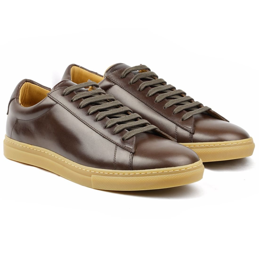 Jersey Cuir Marron Patiné