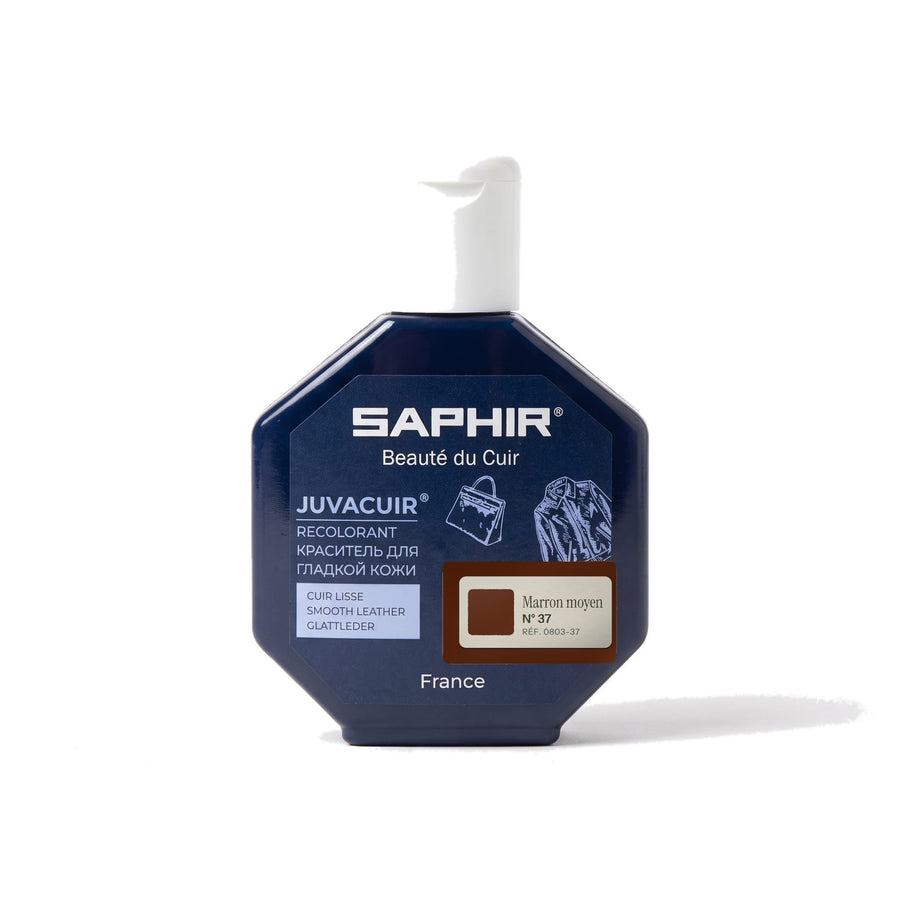 Juvacuir Saphir Marron moyen, flacon applicateur de 75 ml