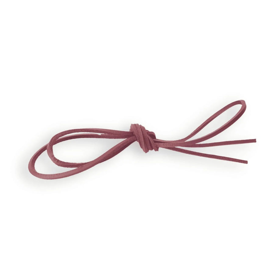 Lacets Cuir Plat Bordeaux pour chaussures bateau 120 cm Norbert Bottier