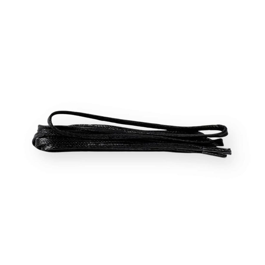 Lacets plats fins Noir Norbert Bottier