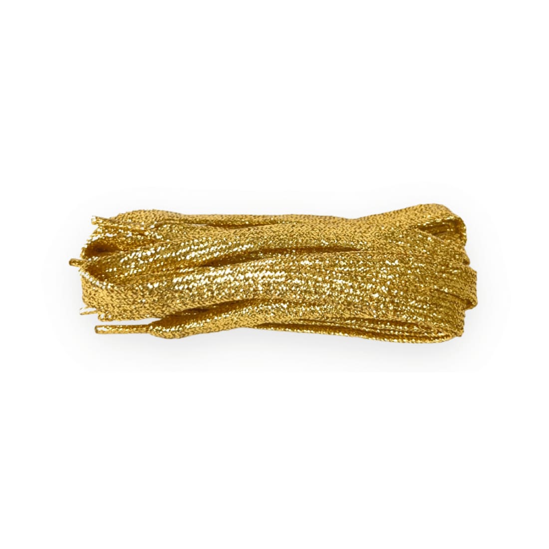 Lacets plat pailleté doré Norbert Bottier