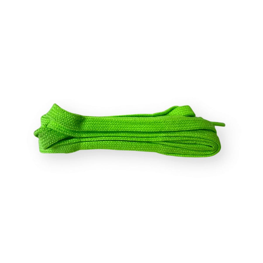 Lacets plats Vert fluo Norbert Bottier