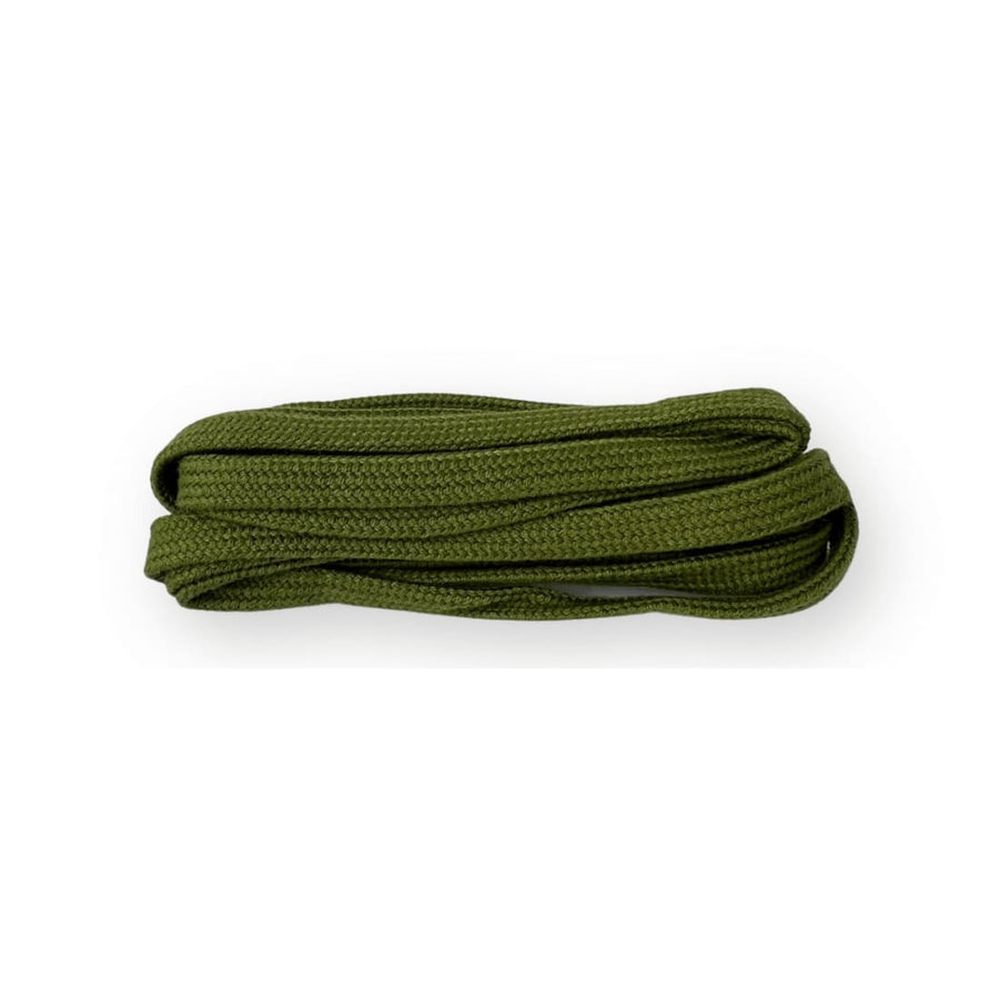 Lacets plats Vert olive Norbert Bottier