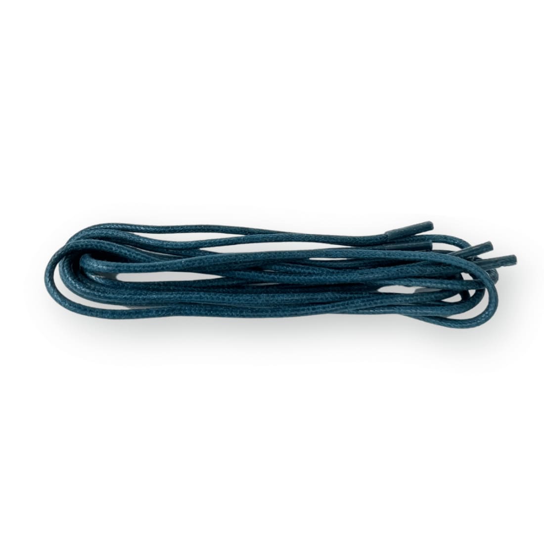 Lacets ronds cirés fins Bleu canard Norbert Bottier