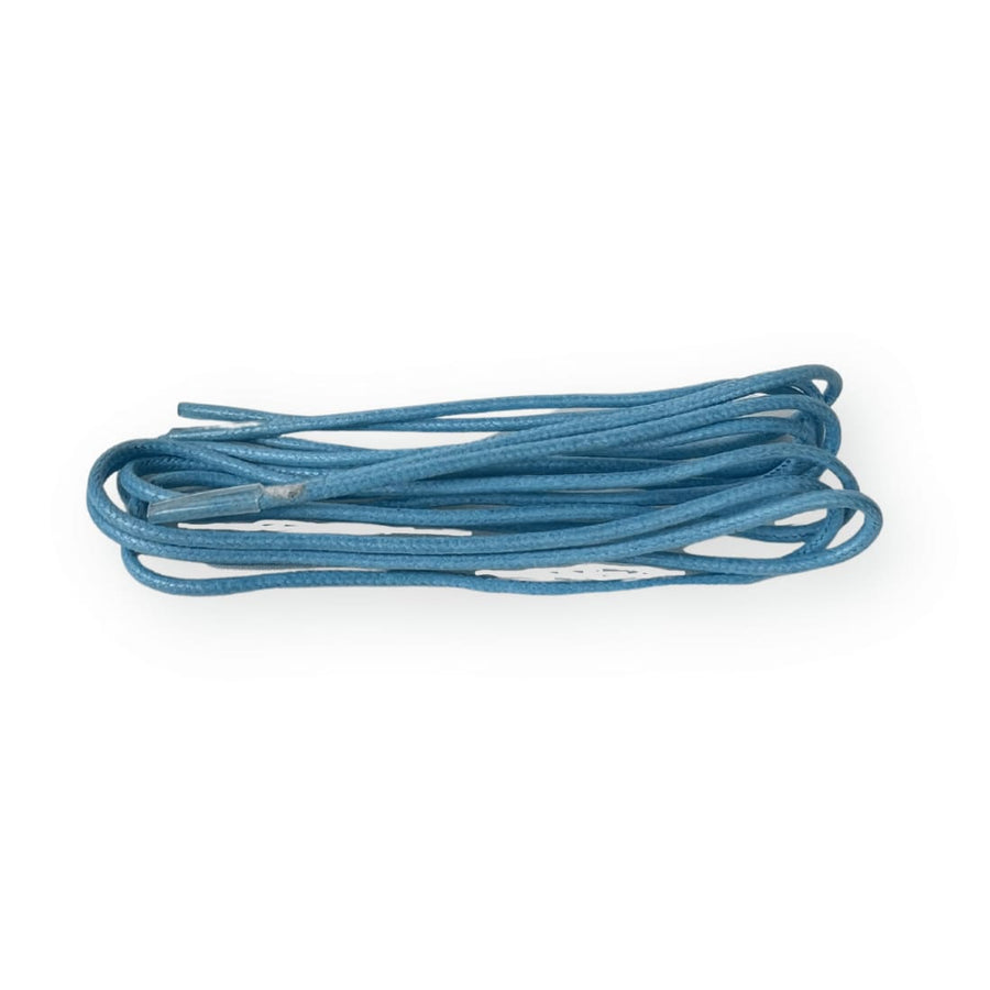 Lacets ronds cirés fins Bleu Ciel Norbert Bottier