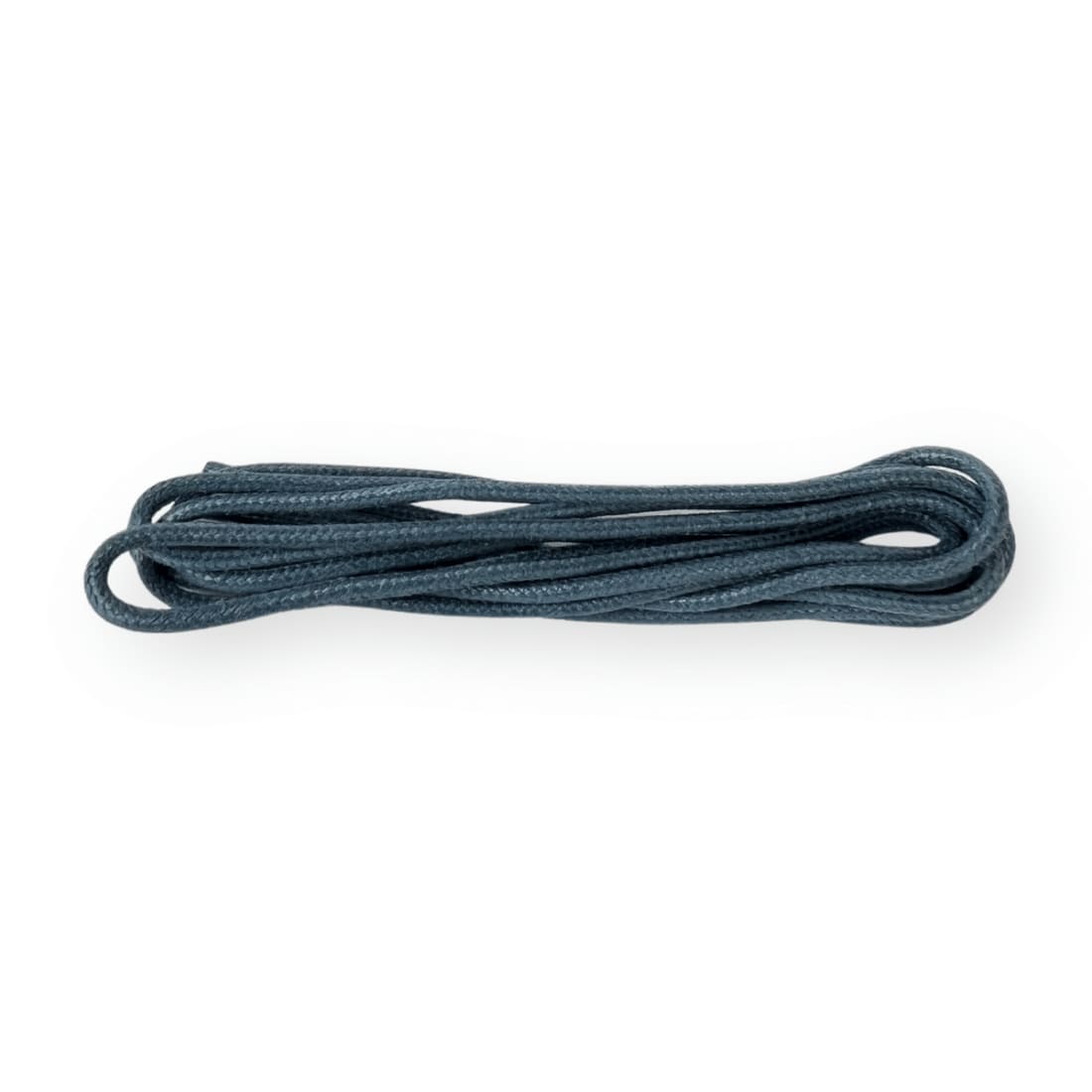 Lacets ronds cirés fins Bleu pétrole Norbert Bottier
