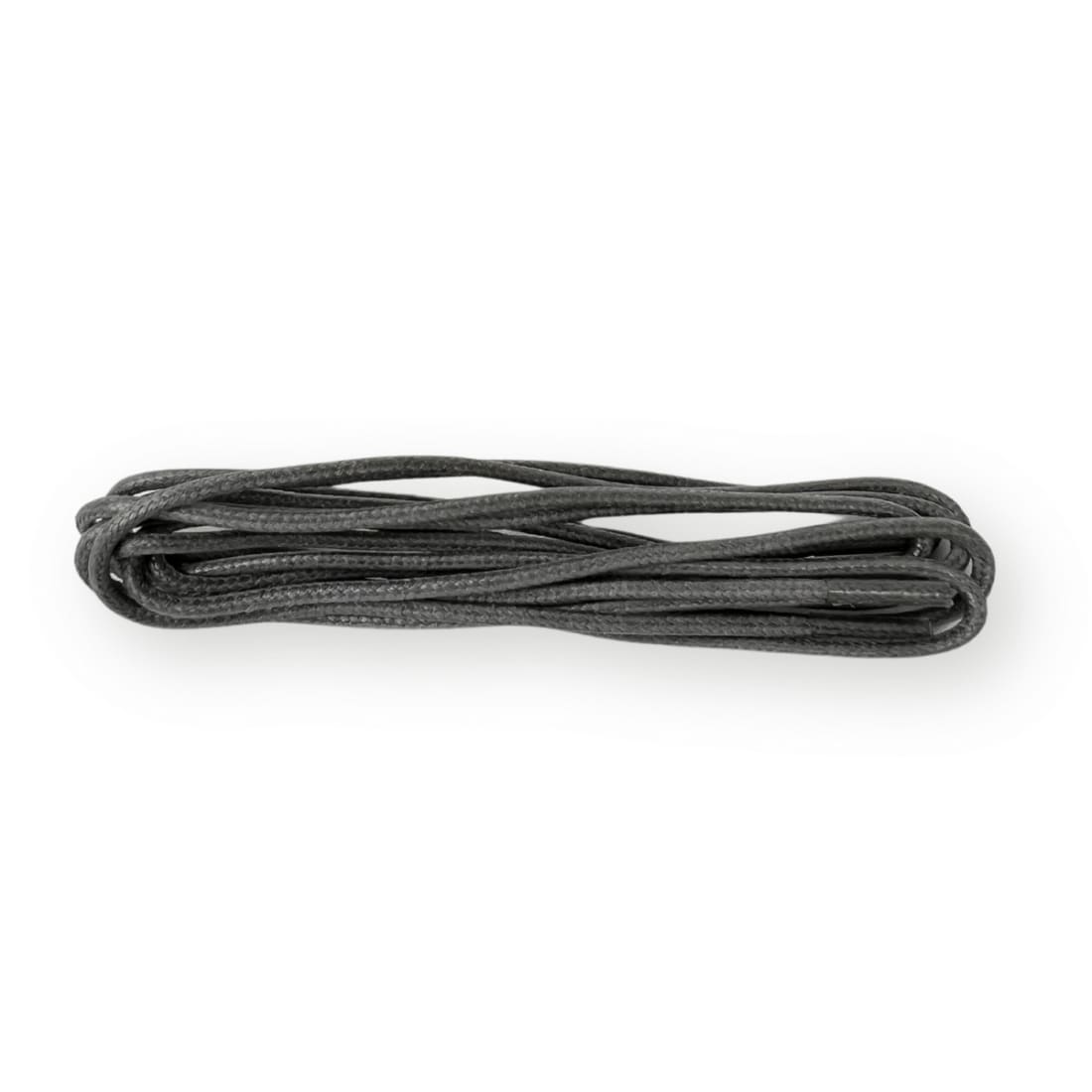 Lacets ronds cirés fins Gris Norbert Bottier