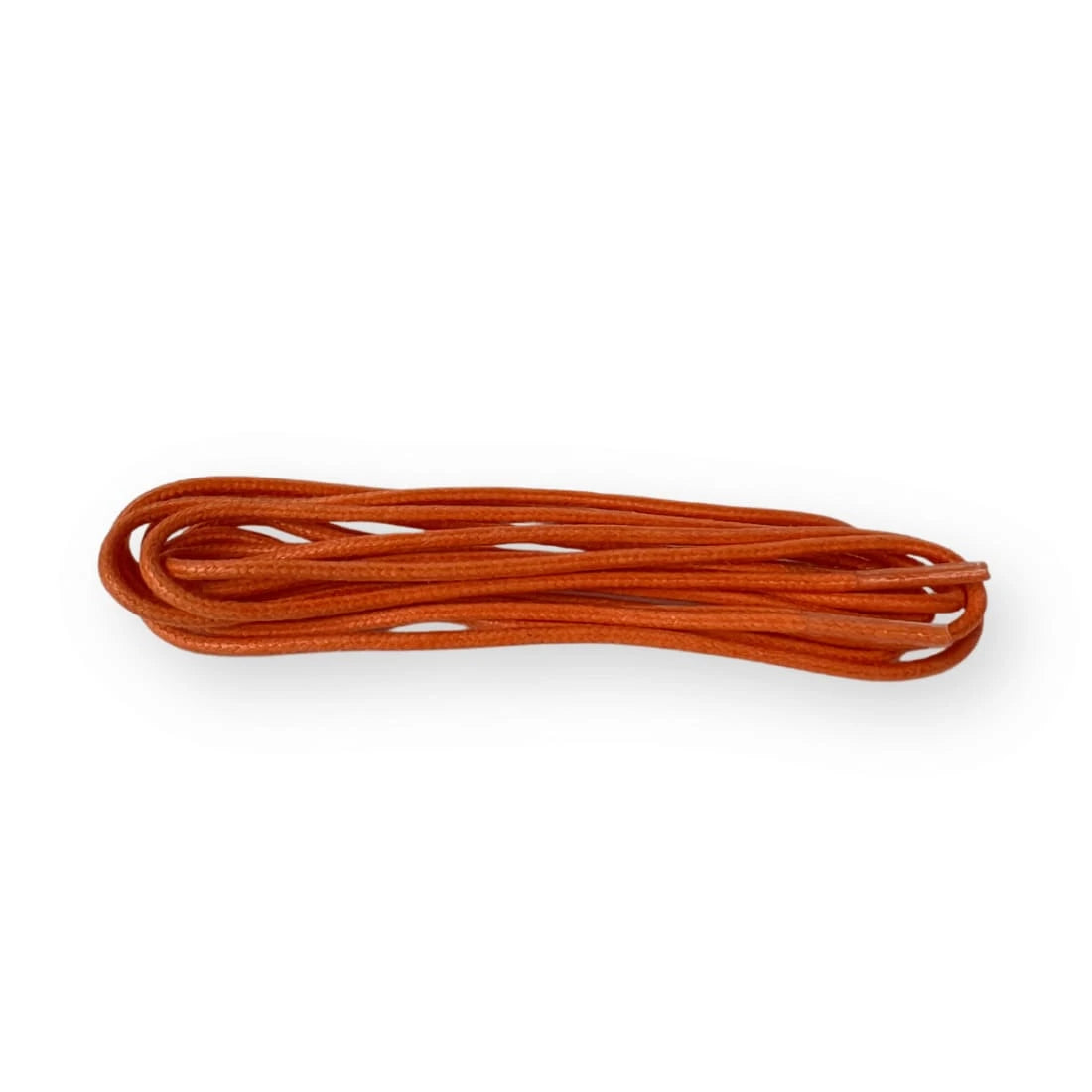 Lacets ronds cirés fins Orange Norbert Bottier