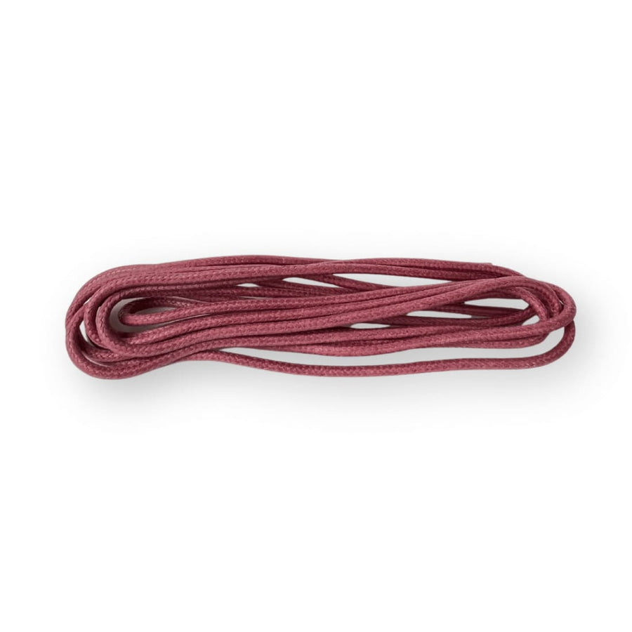 Lacets ronds cirés fins Rose foncé Norbert Bottier