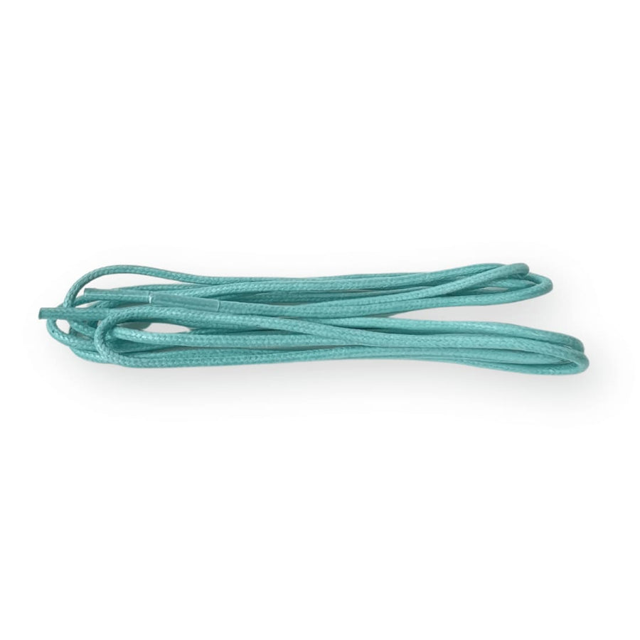 Lacets ronds cirés fins Turquoise Norbert Bottier
