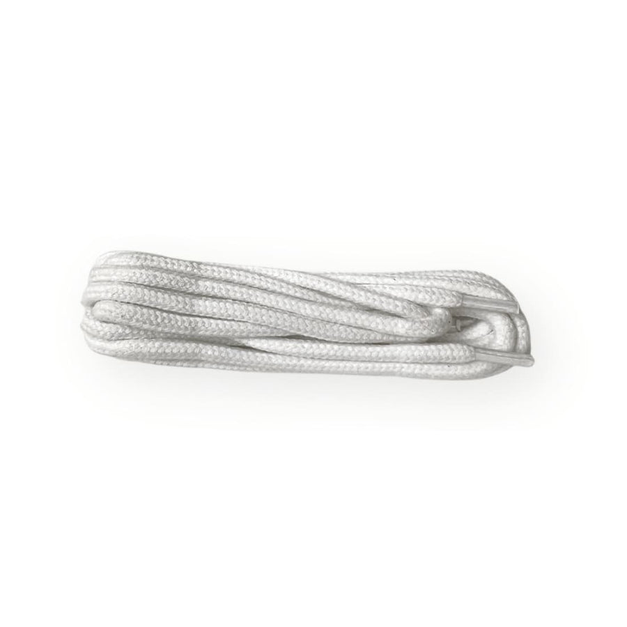 Lacets cordonnets ronds épais Blanc Norbert Bottier