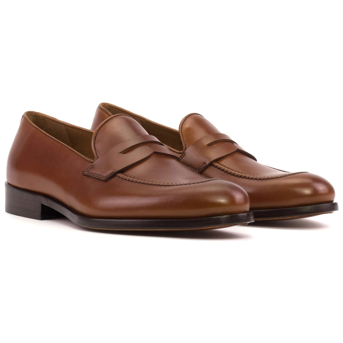 Milton - Mocassins cuir marron clair