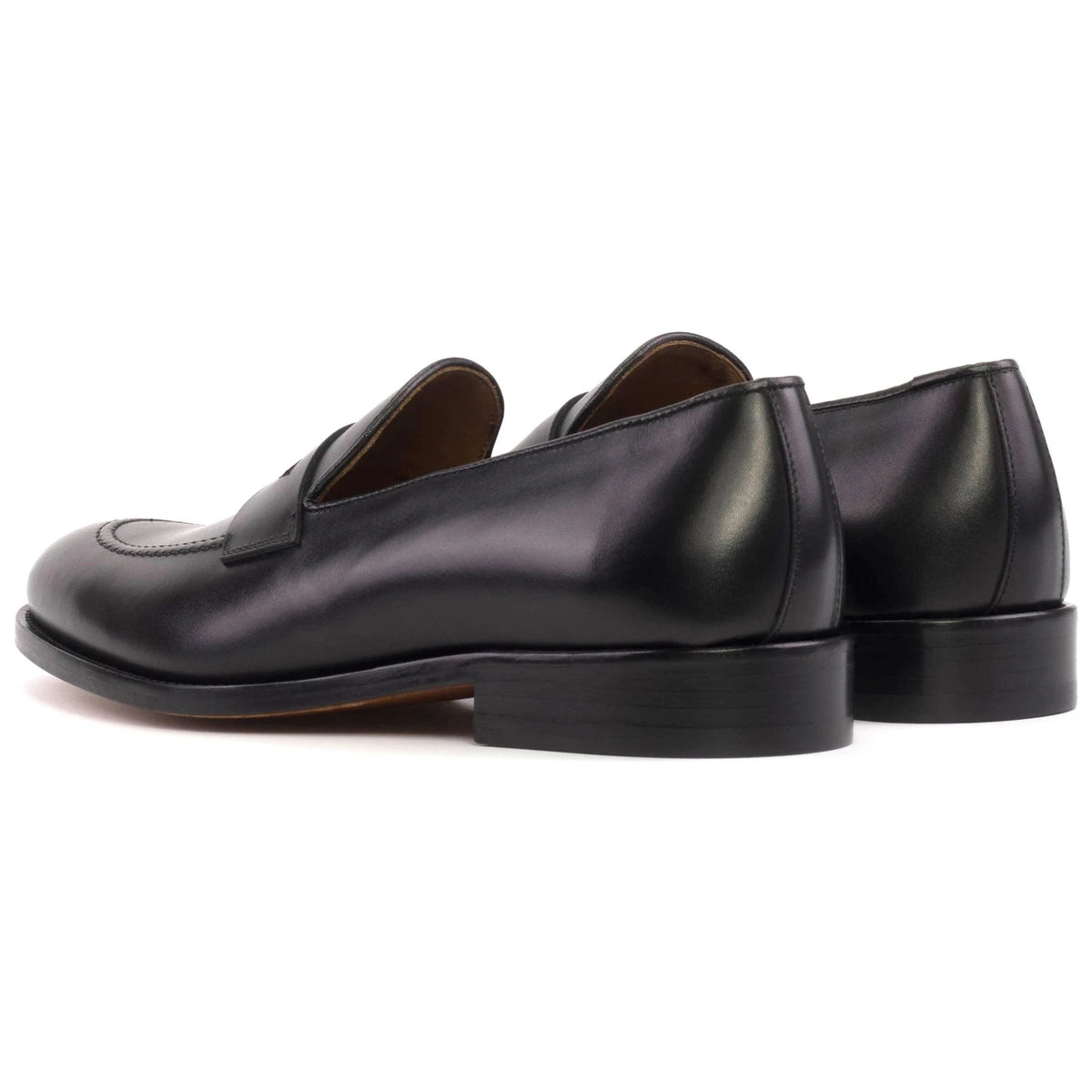 Milton Mocassins cuir noir Homme