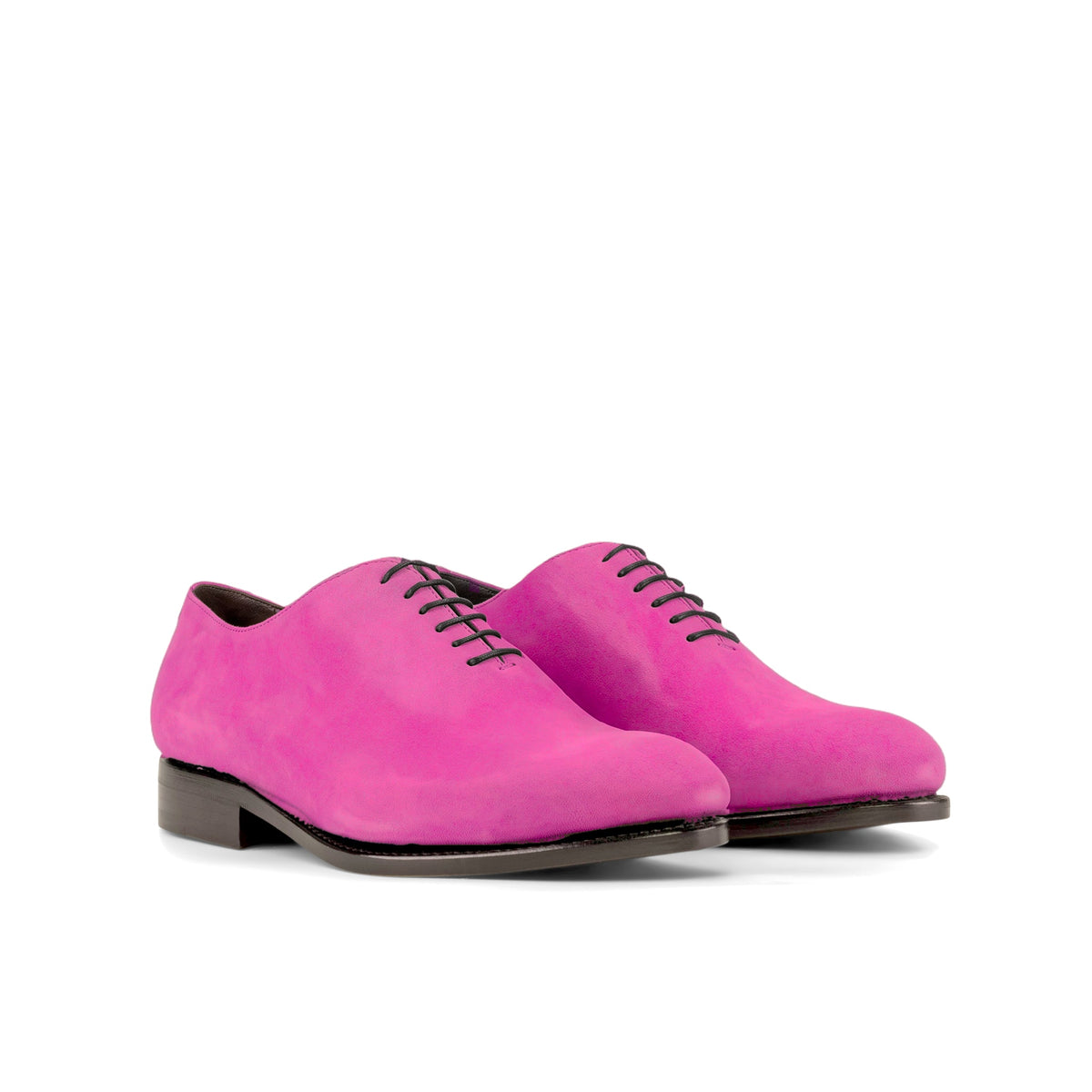 One Cut en daim de chevreau fuchsia