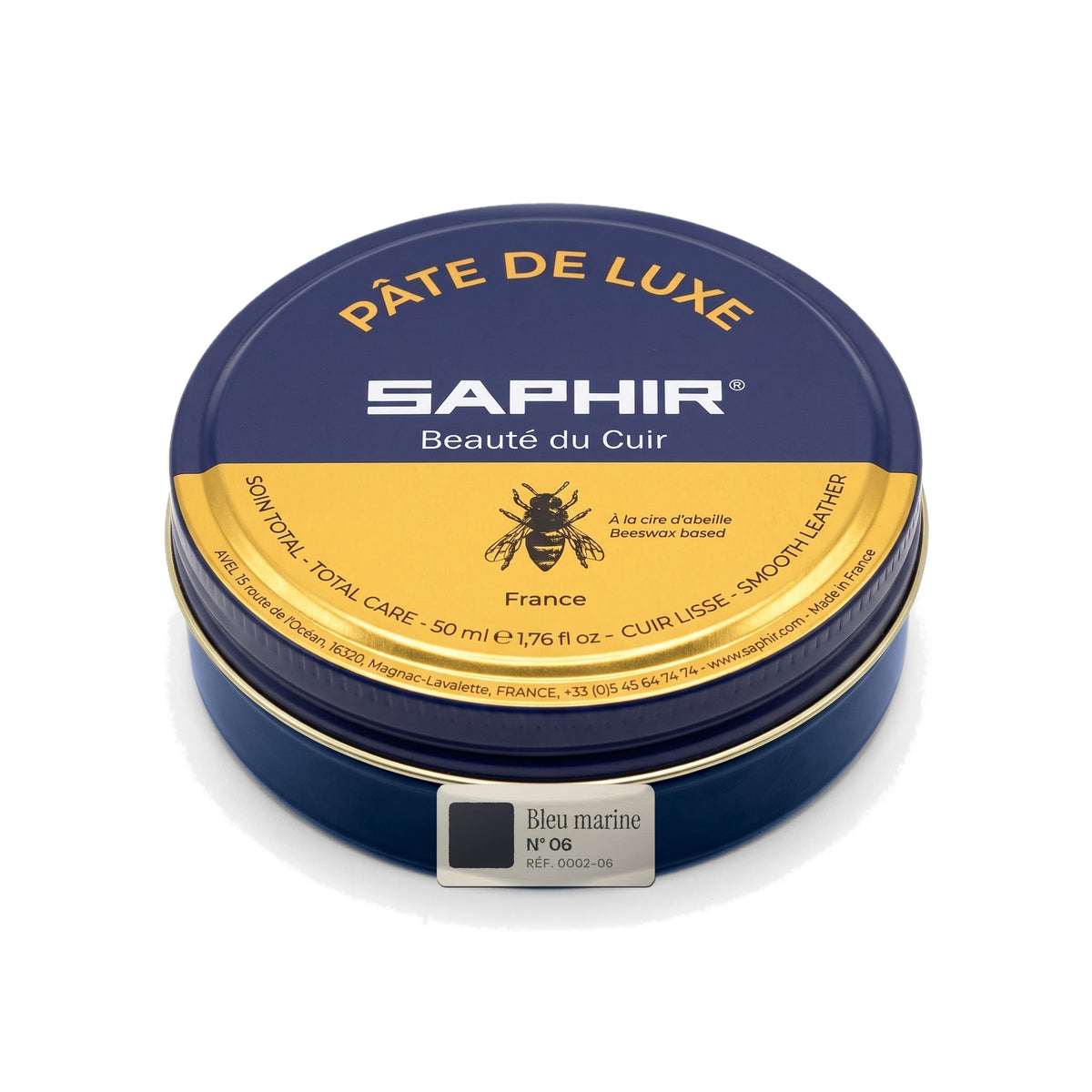 Pâte de Luxe Saphir Bleu marine, boîte métal de 50 ml