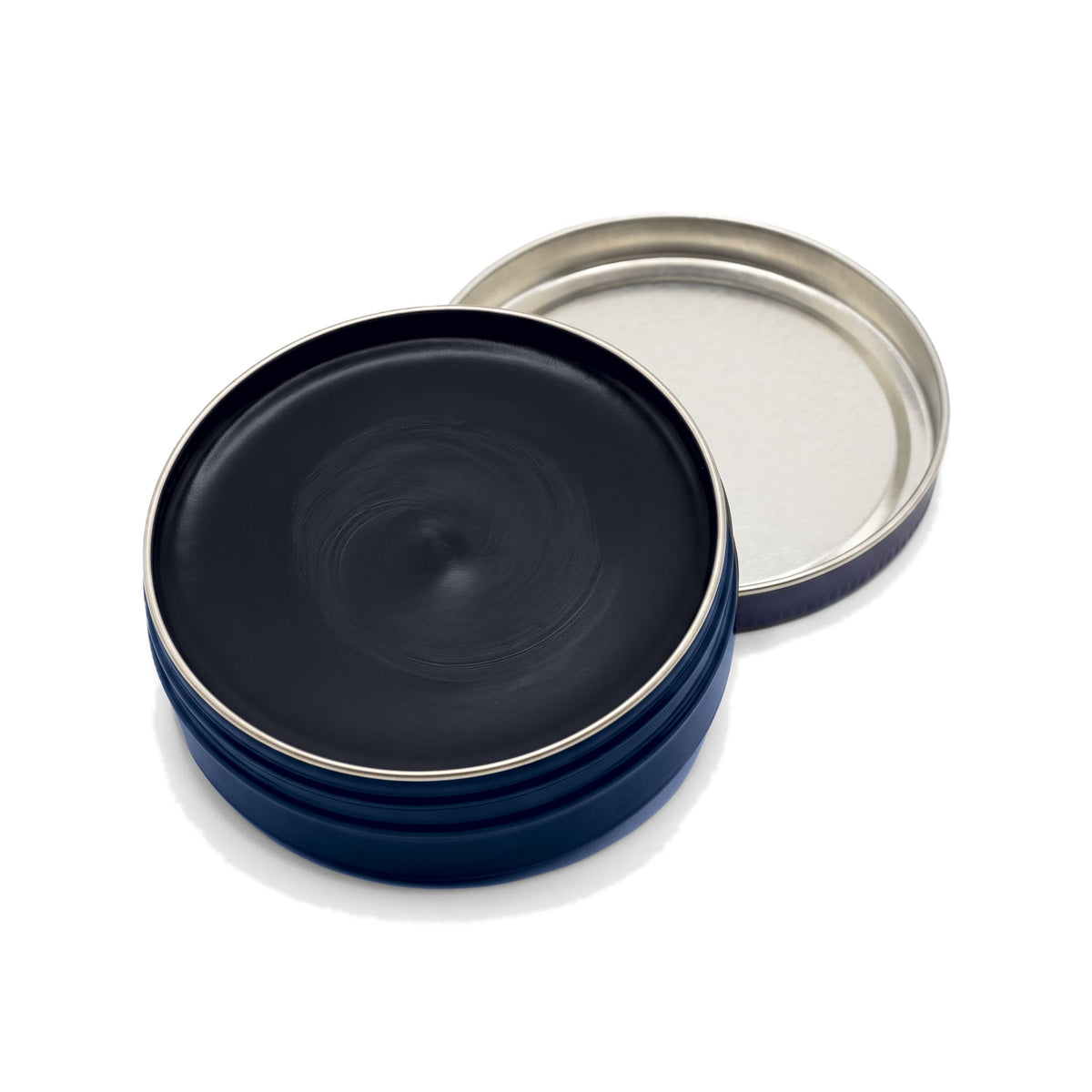 Pâte de Luxe Saphir Bleu marine, boîte ouverte, cire visible